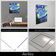 Cargar imagen en el visor de la galería, La noche estrellada de Vincent Van Gogh