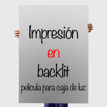 Cargar imagen en el visor de la galería, Película Backlit para caja de luz