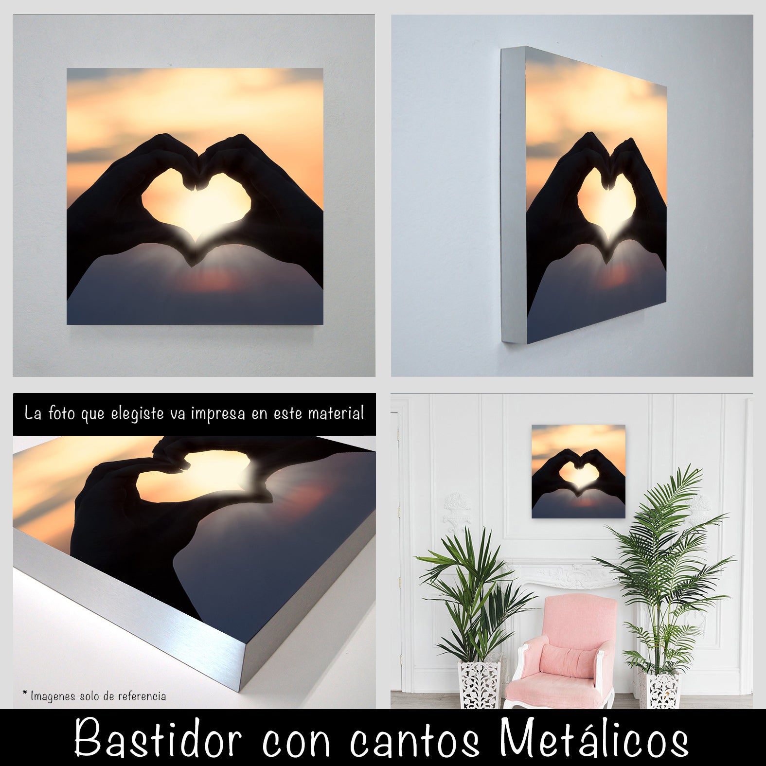 Corazón atardecer